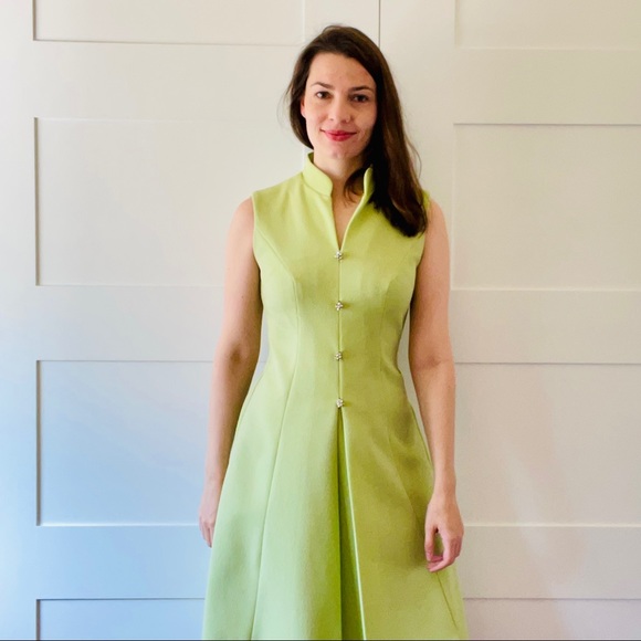 Vintage Green Shirtdress - Picture 3 of 9